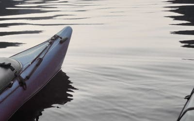 Two Canoe Boats on Water