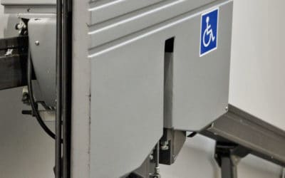 Disabled Logo on Stair Lift